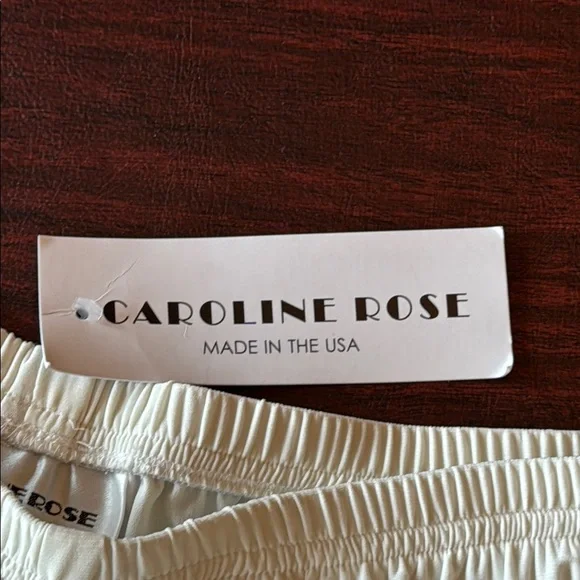 Brand New Caroline Rose White Wide Leg Pants - Picture 2 of 10